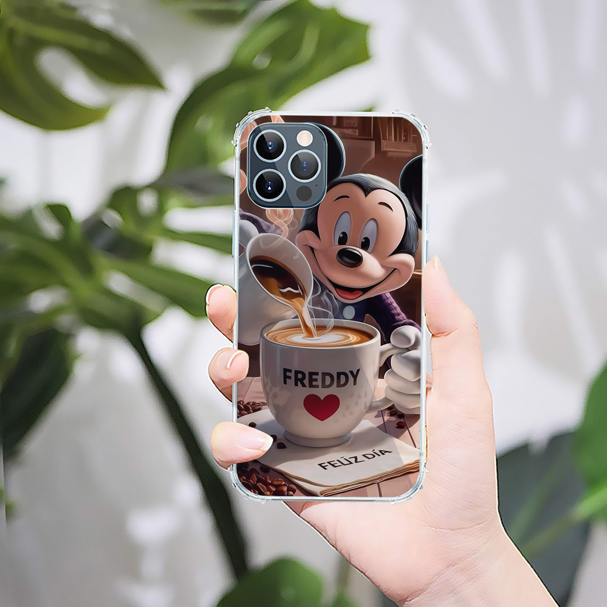 ミッキーマウス Mickey Mouse 【iPhone 12シリーズ対応】透明スマホケース（クリアソフトケース）